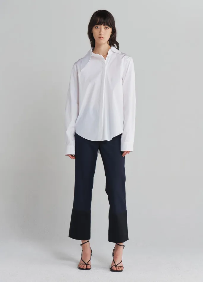 Women Asymmetrical Collar Shirt MONSE Tops