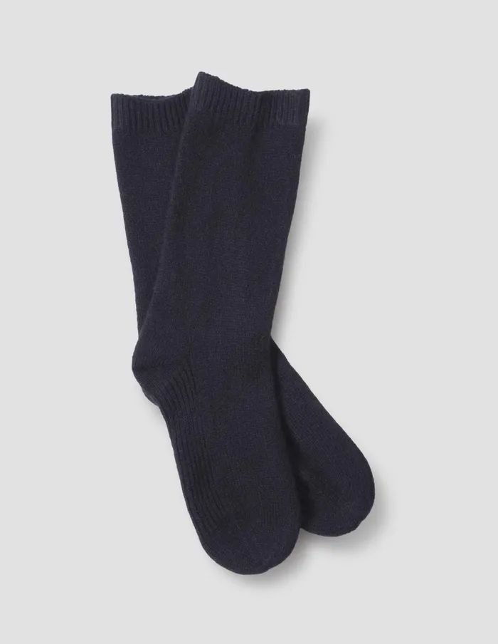 Women Bed Sock Black Margaret Howell Nightwear