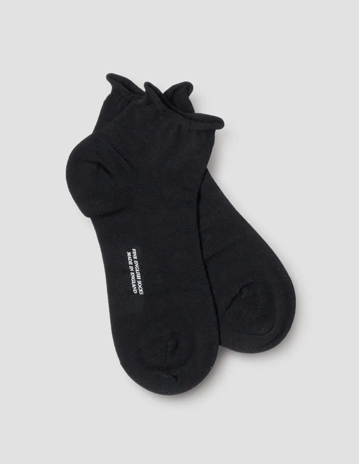 Women Bobby Sock Black Margaret Howell Socks