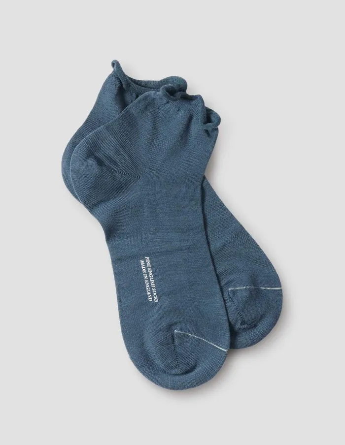 Women Bobby Sock Steel Blue Margaret Howell Socks