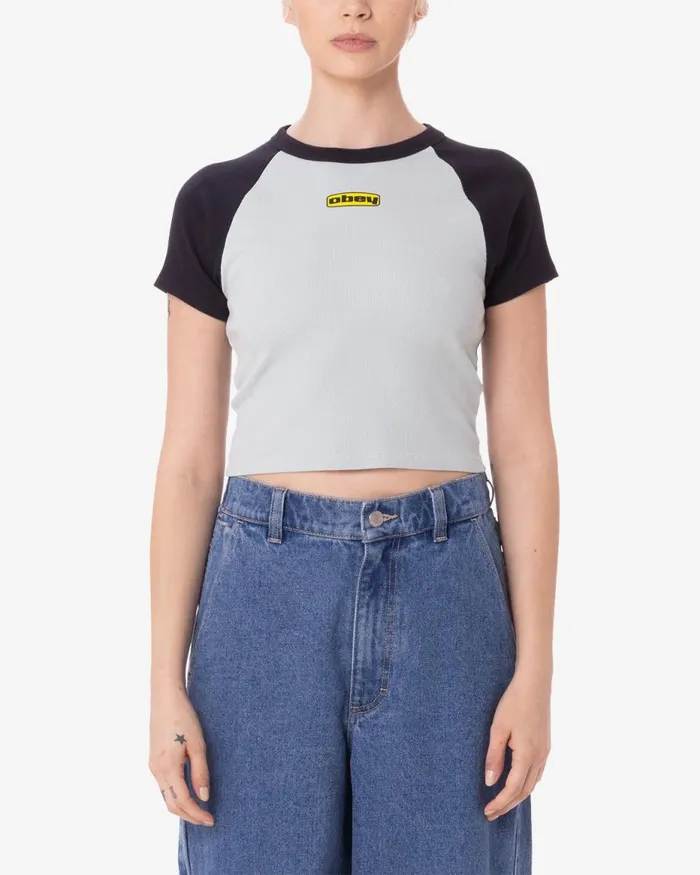 Women BOLT STEVIE TSHIRT Unbleached OBEY Clothing TSHIRTS