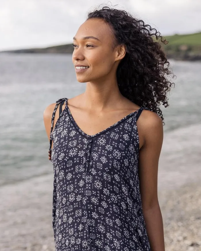 Women Bottoms Passenger Breeze Maxi Dress Simple Tile Faded Black Simple Tile Faded Black