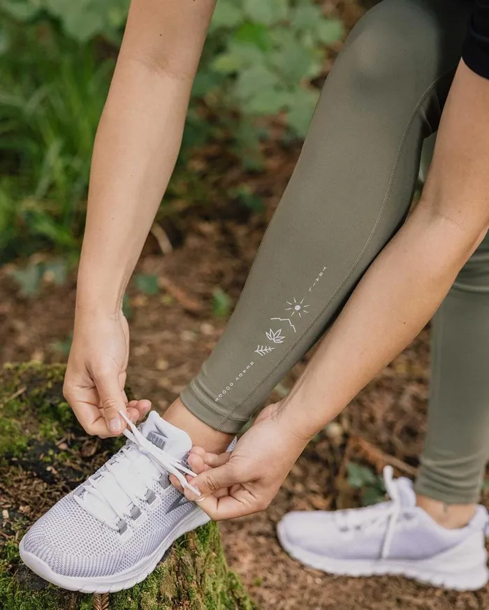 Women Bottoms Passenger Fresh Air 20 Recycled Leggings Dusty Olive Dusty Olive