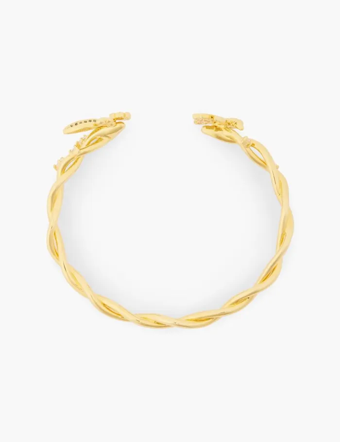 Women Bracelets Zimmermann Zimmermann Bloom Cuff Goldgreen