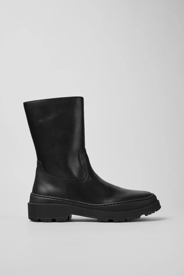 Women Camper Ankle Boots Brutus Trek MICHELIN Black Leather Ankle Boots Women Camper Ankle Boots Brutus Trek MICHELIN Black Leather Ankle Boots