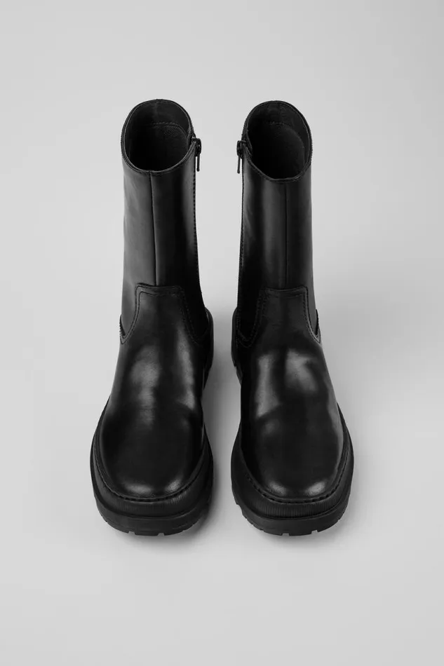 Women Camper Ankle Boots Brutus Trek MICHELIN Black Leather Ankle Boots Women Camper Ankle Boots Brutus Trek MICHELIN Black Leather Ankle Boots