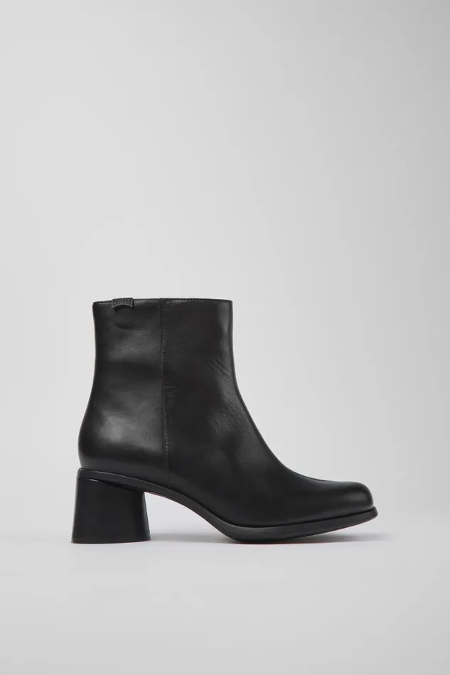 Women Camper Ankle Boots Kiara Black Leather Boots Women Camper Ankle Boots Kiara Black Leather Boots