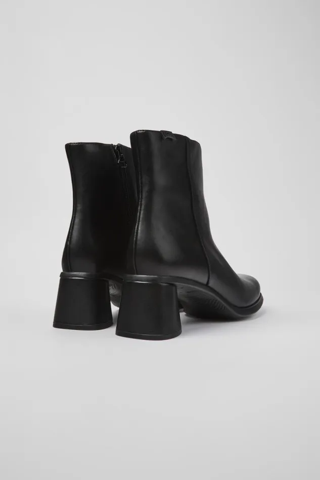 Women Camper Ankle Boots Kiara Black Leather Boots Women Camper Ankle Boots Kiara Black Leather Boots