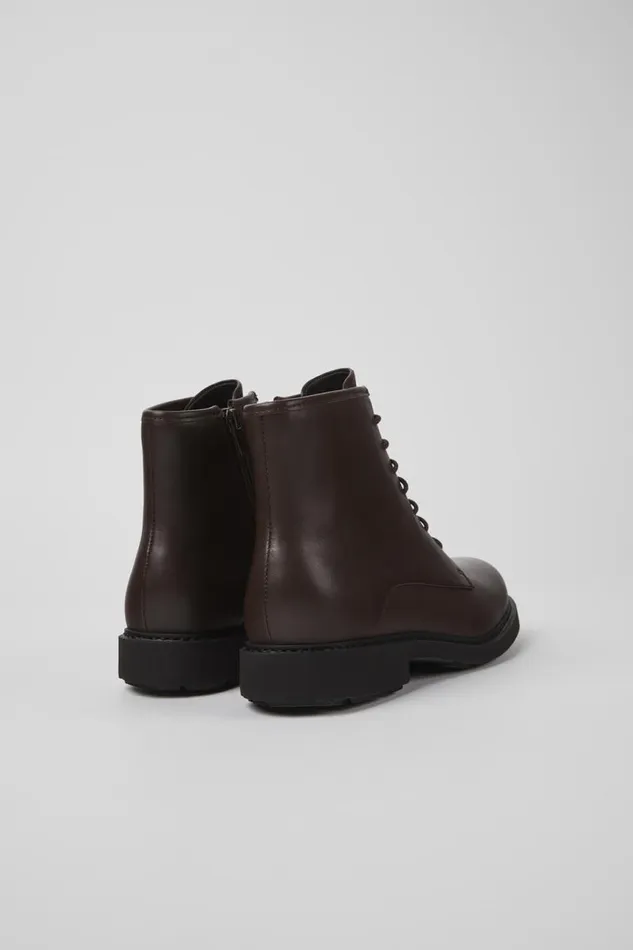 Women Camper Ankle Boots Neuman Brown Leather Ankle Boots Women Camper Ankle Boots Neuman Brown Leather Ankle Boots