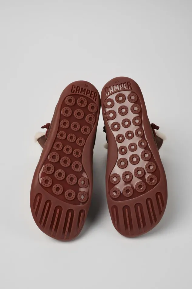 Women Camper Ankle Boots Peu Brown Nubuck Boots Women Camper Ankle Boots Peu Brown Nubuck Boots