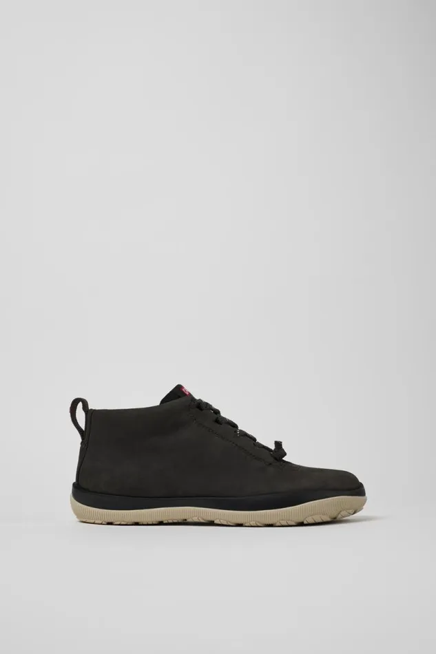 Women Camper Ankle Boots Peu Pista GORETEX Gray Nubuck And Textile Ankle Boots Women Camper Ankle Boots Peu Pista GORETEX Gray Nubuck And Textile Ankle Boots