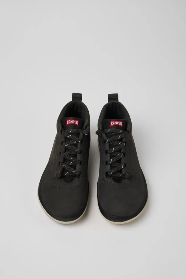Women Camper Ankle Boots Peu Pista GORETEX Gray Nubuck And Textile Ankle Boots Women Camper Ankle Boots Peu Pista GORETEX Gray Nubuck And Textile Ankle Boots