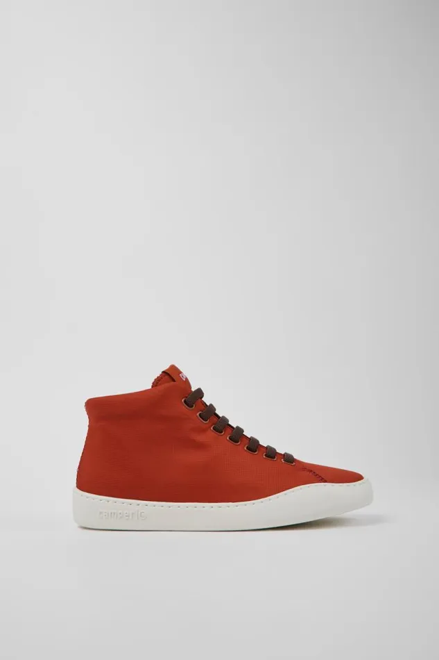 Women Camper Ankle Boots Peu Touring Red Recycled PET Sneakers Women Camper Ankle Boots Peu Touring Red Recycled PET Sneakers