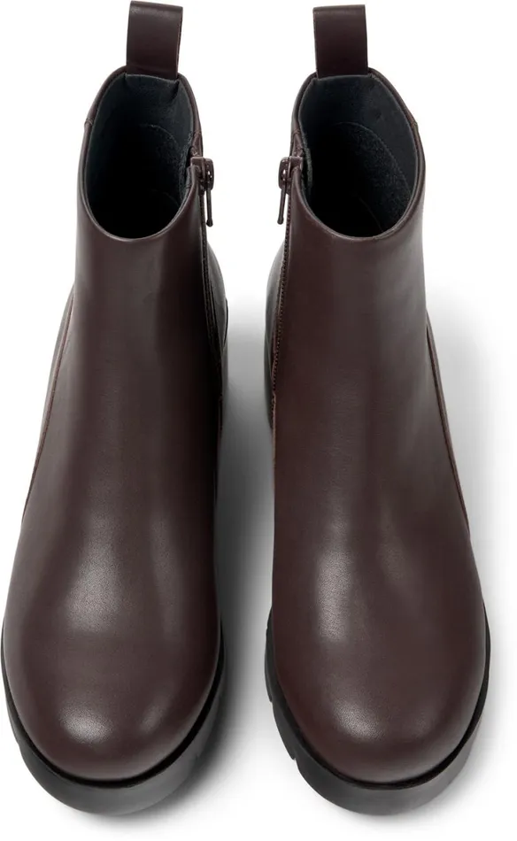 Women Camper Ankle Boots Wanda Brown Leather Boots Women Camper Ankle Boots Wanda Brown Leather Boots