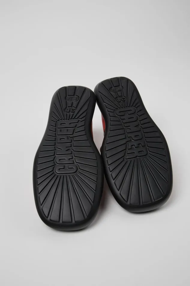 Women Camper Ballerinas Onda Red Leather Mary Jane Women Camper Ballerinas Onda Red Leather Mary Jane