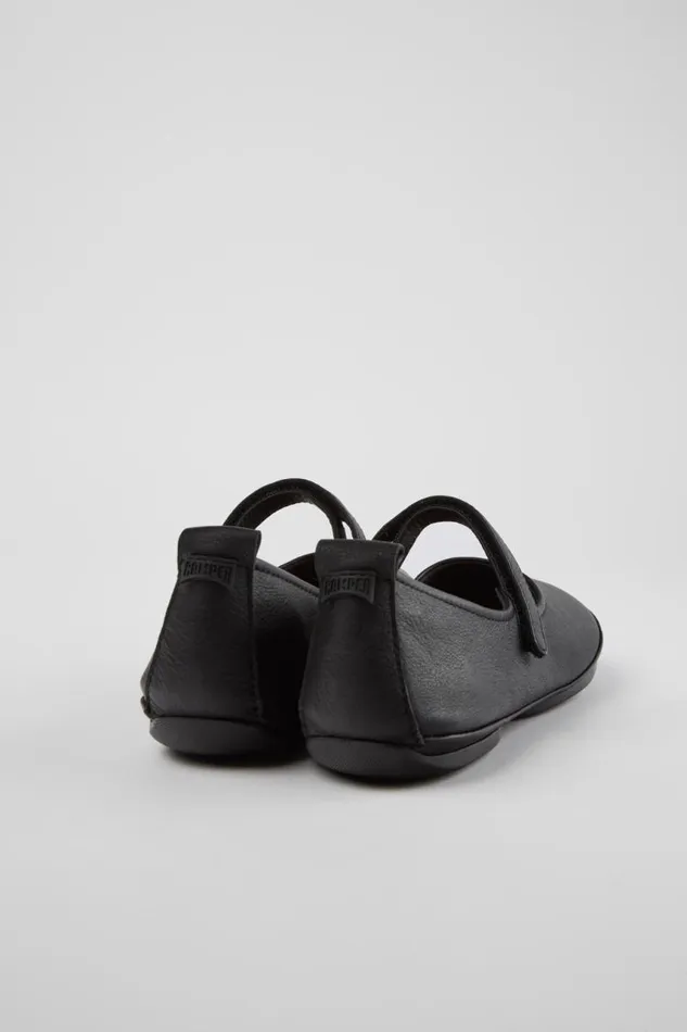 Women Camper Ballerinas Right Black Leather Shoes Women Camper Ballerinas Right Black Leather Shoes