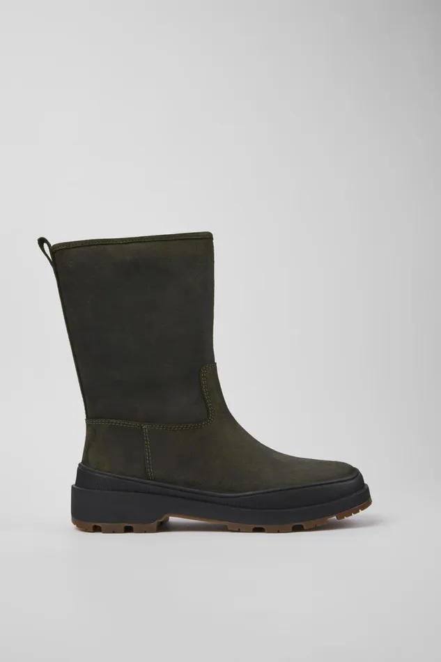Women Camper Boots Brutus Trek MICHELIN Green Nubuck Boots Women Camper Boots Brutus Trek MICHELIN Green Nubuck Boots