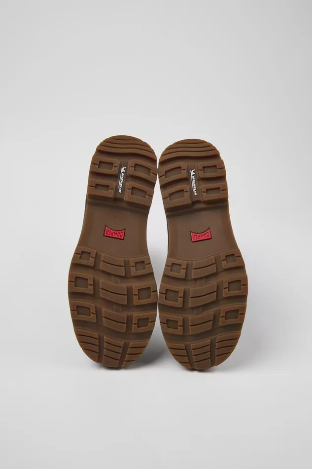 Women Camper Boots Brutus Trek MICHELIN Green Nubuck Boots Women Camper Boots Brutus Trek MICHELIN Green Nubuck Boots