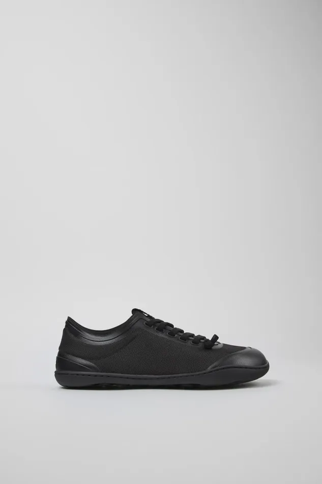 Women Camper Casual Shoes Peu Black Textile Shoes Women Camper Casual Shoes Peu Black Textile Shoes