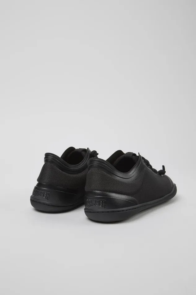 Women Camper Casual Shoes Peu Black Textile Shoes Women Camper Casual Shoes Peu Black Textile Shoes