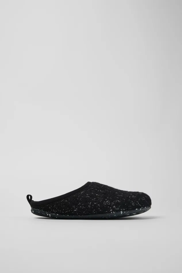 Women Camper Non Leather Shoes Wabi Black And White Slippers Women Camper Non Leather Shoes Wabi Black And White Slippers