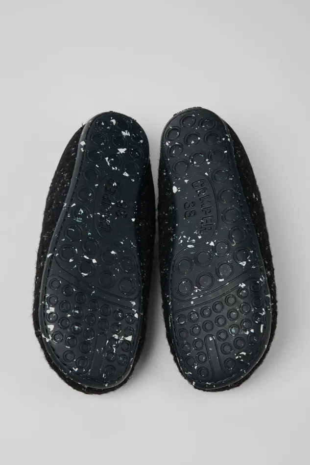 Women Camper Non Leather Shoes Wabi Black And White Slippers Women Camper Non Leather Shoes Wabi Black And White Slippers