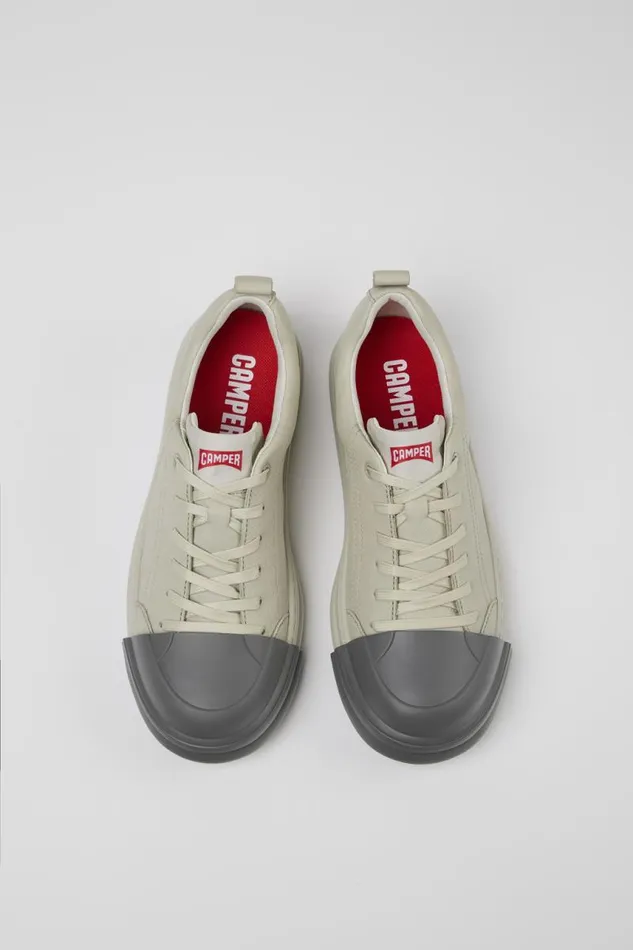 Women Camper Sneakers Junction Runner Gray Leather Sneakers Women Camper Sneakers Junction Runner Gray Leather Sneakers