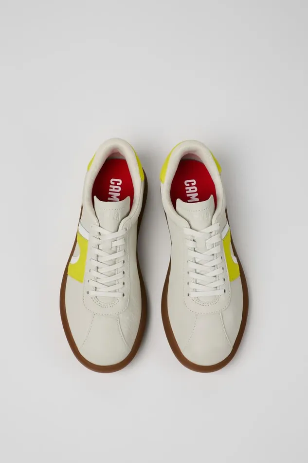 Women Camper Sneakers Pelotas Soller White Leather Sneaker Women Camper Sneakers Pelotas Soller White Leather Sneaker