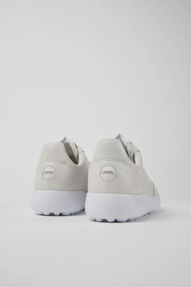 Women Camper Sneakers Pelotas XLite White Leather And Textile Sneakers Women Camper Sneakers Pelotas XLite White Leather And Textile Sneakers