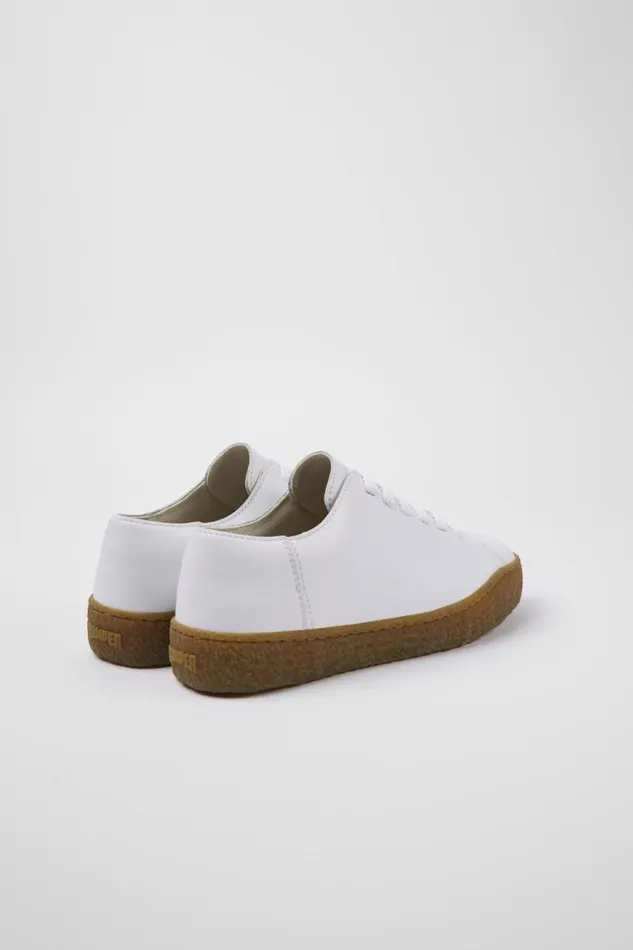 Women Camper Sneakers Peu Terreno White Leather Shoes Women Camper Sneakers Peu Terreno White Leather Shoes