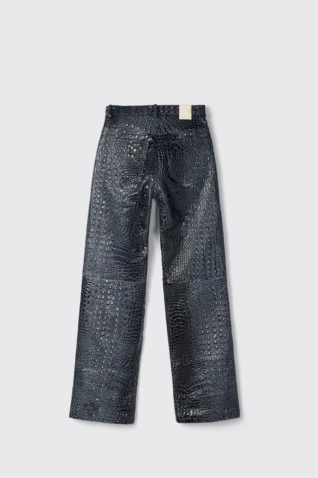 Women Camper TrousersandShorts Leather Pants Dark Gray Leather Trousers Women Camper TrousersandShorts Leather Pants Dark Gray Leather Trousers