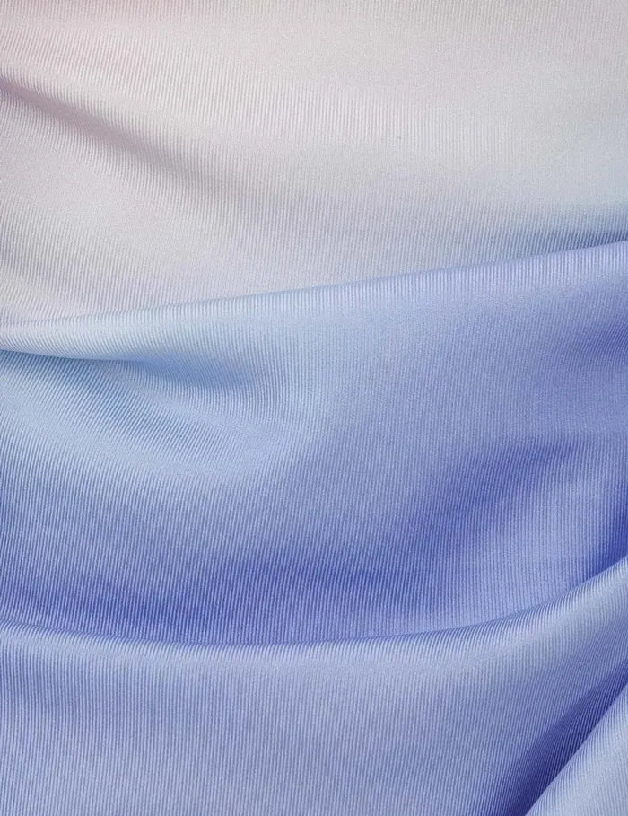 Women Clothing Zimmermann Natura Scarf Mini Dress Blue Fields