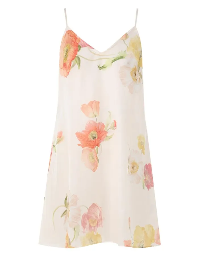 Women Clothing Zimmermann Tranquillity Shacket Dress Multi Poppy