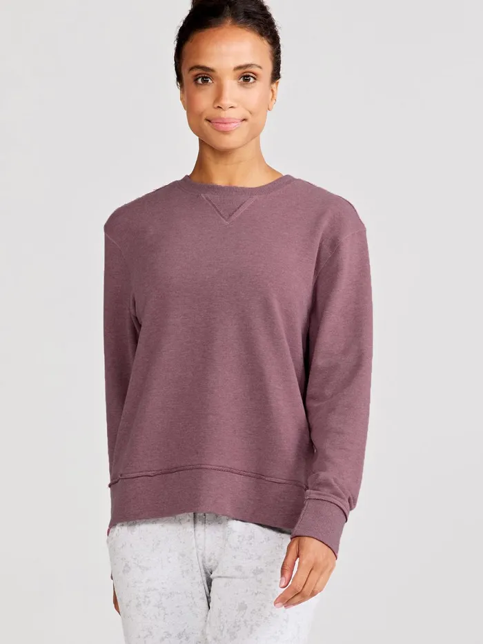 Women Clubhouse French Terry Sweatshirt Tasc Performance Lounge