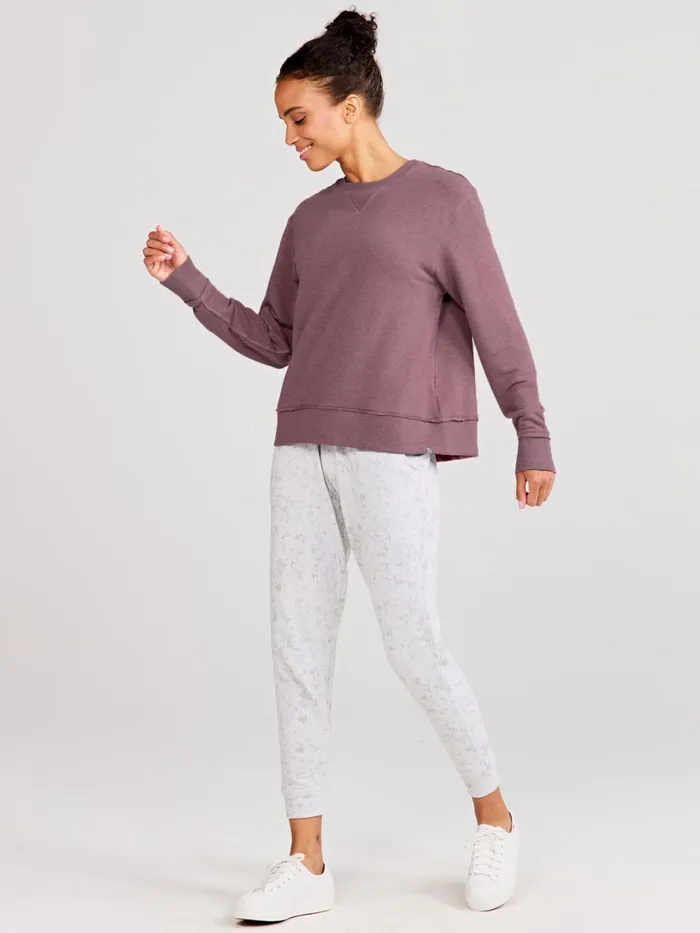 Women Clubhouse French Terry Sweatshirt Tasc Performance Lounge