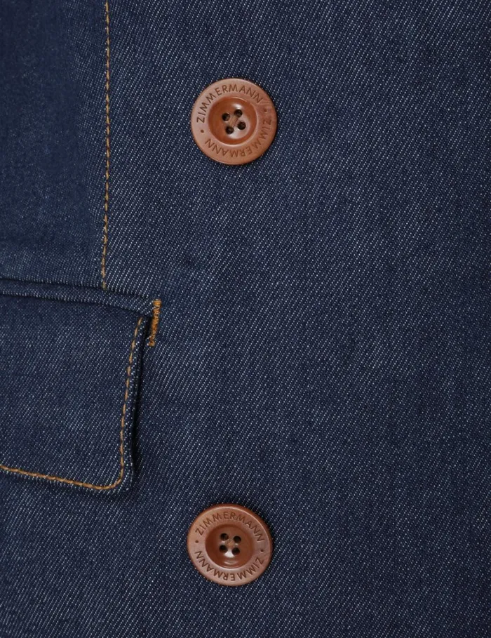 Women Denim Zimmermann Denim Blazer Ink