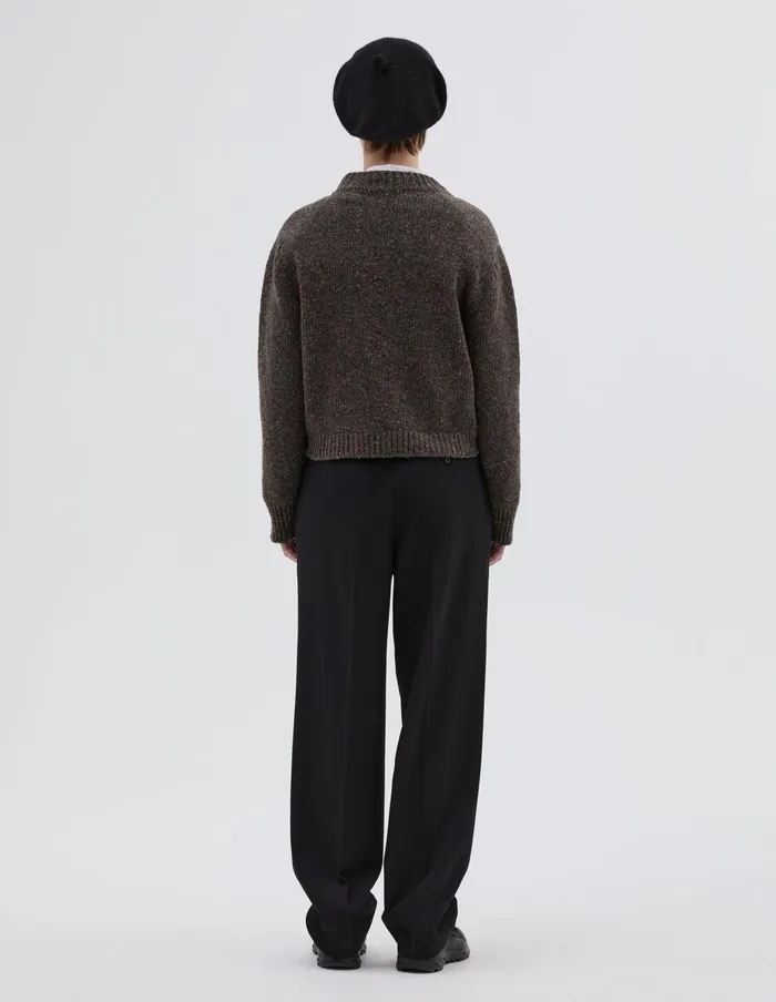 Women Donegal Crew Neck Bracken Margaret Howell Knitwear