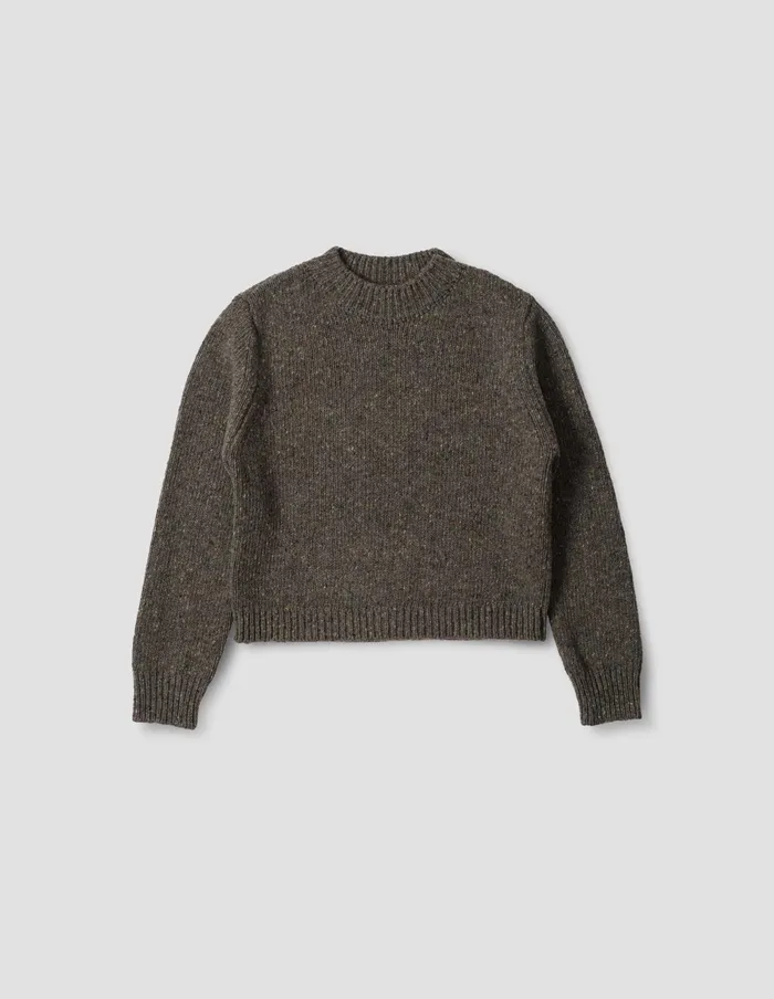 Women Donegal Crew Neck Bracken Margaret Howell Knitwear