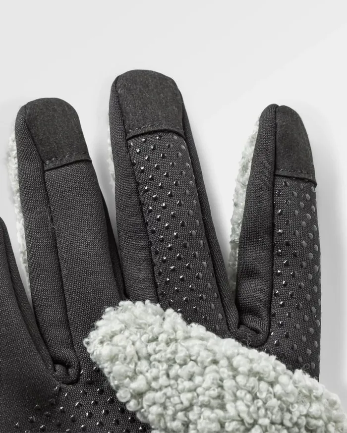 Women Gloves Passenger Snowfall 20 Recycled Sherpa Gloves Pistachio Pistachio