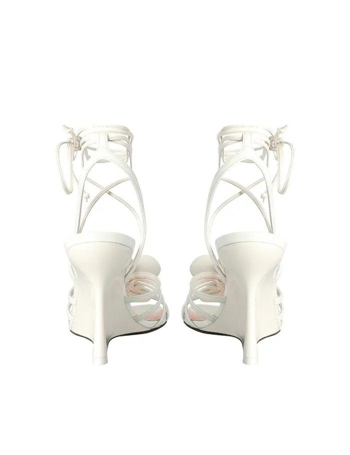 Women Heeled Sandals Zimmermann Zimmermann Orchid Wedge 85 Macadamia