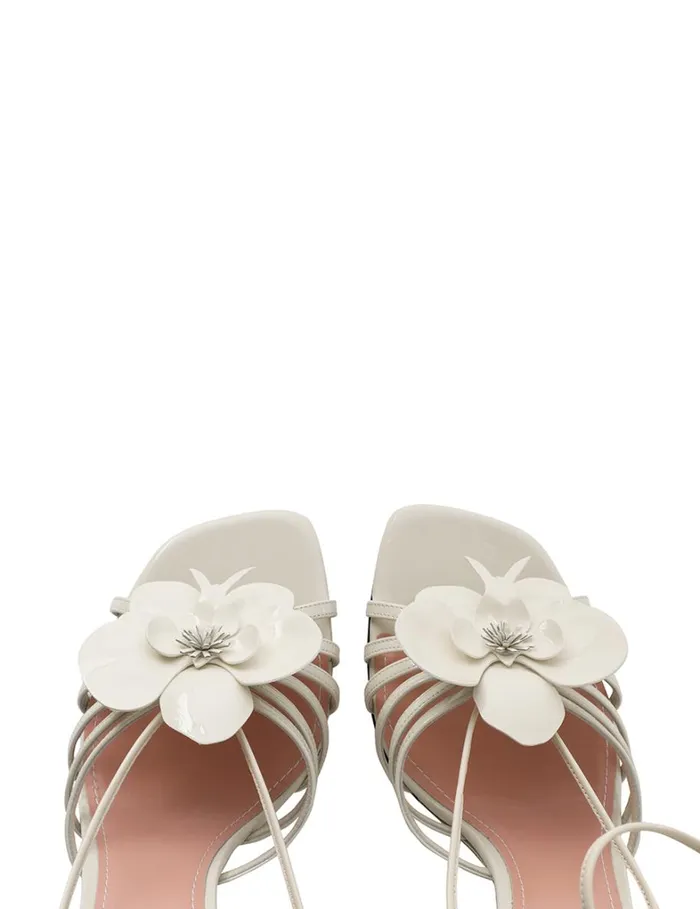 Women Heeled Sandals Zimmermann Zimmermann Orchid Wedge 85 Macadamia