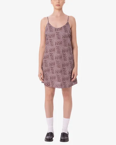 Women HOBART SLIP DRESS Orchid Petal Multi OBEY Clothing DRESSES