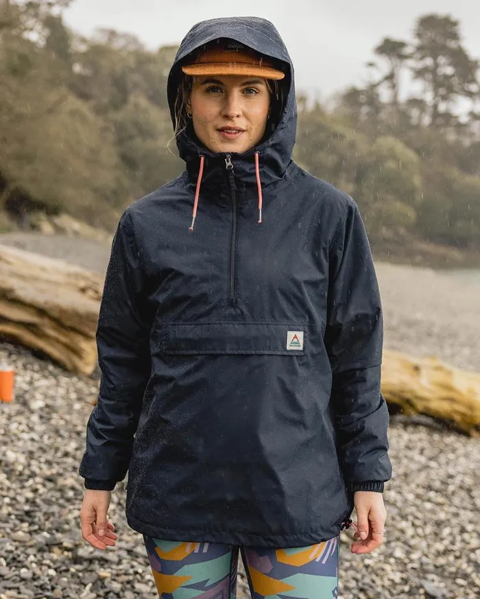 Women Jackets Passenger Eden Recycled Oversized Water Resistant Jacket Deep Navy Deep Navy