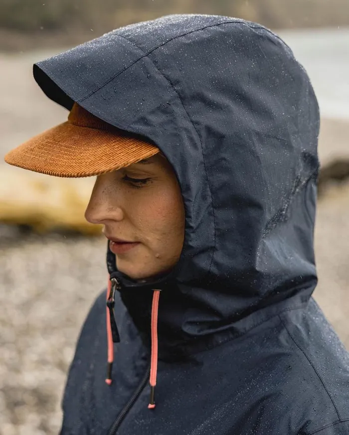 Women Jackets Passenger Eden Recycled Oversized Water Resistant Jacket Deep Navy Deep Navy