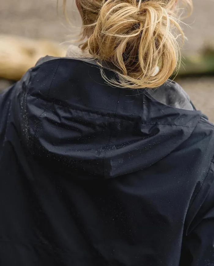 Women Jackets Passenger Eden Recycled Oversized Water Resistant Jacket Deep Navy Deep Navy