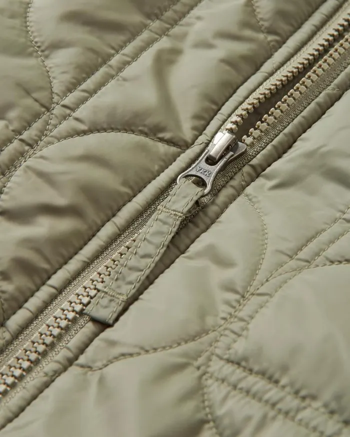 Women Jackets Passenger Flora 20 Long Recycled Insulated Parka Dusty Olive Dusty Olive