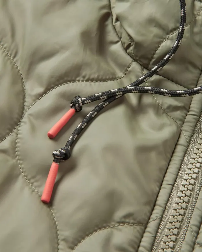 Women Jackets Passenger Flora 20 Long Recycled Insulated Parka Dusty Olive Dusty Olive