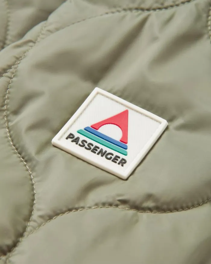 Women Jackets Passenger Flora 20 Long Recycled Insulated Parka Dusty Olive Dusty Olive