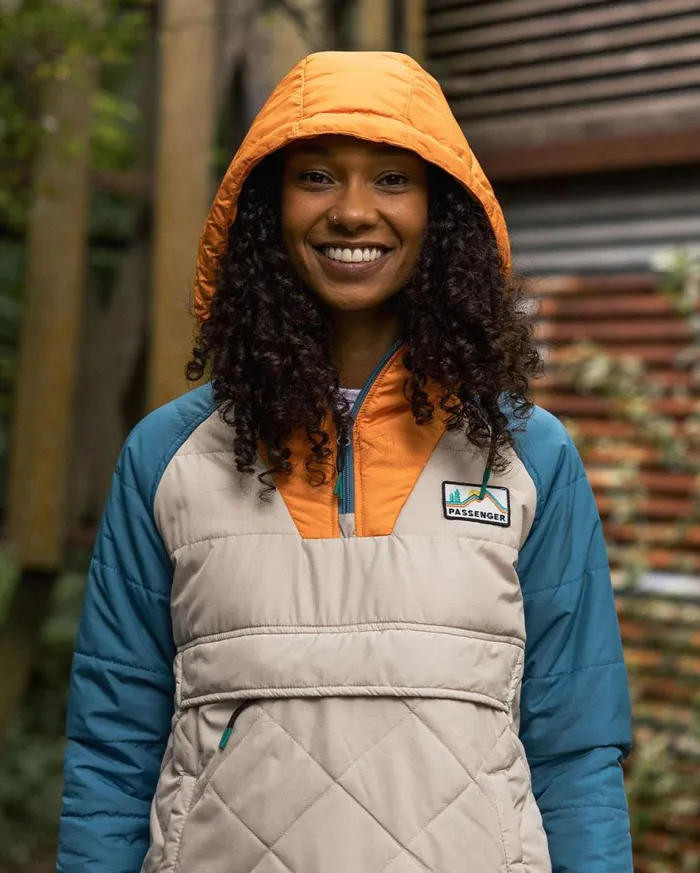 Women Jackets Passenger Ocean Recycled Insulated 12 Zip Jacket Feather Feather