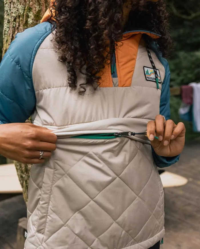 Women Jackets Passenger Ocean Recycled Insulated 12 Zip Jacket Feather Feather
